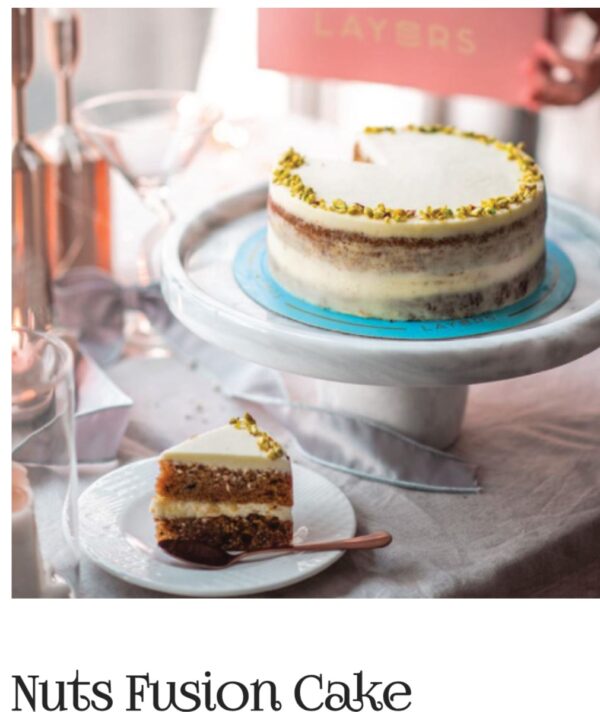 Layers Nut Fusion Cake