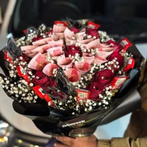 Eid Money Bouquet with Chocolates