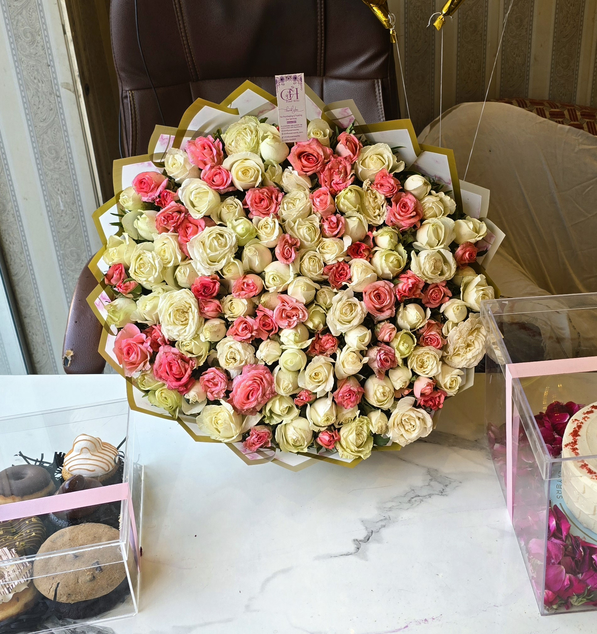 Luxury Birthday Flower Box & Roses Bouquet | Islamabad & Rawalpindi - Image 2