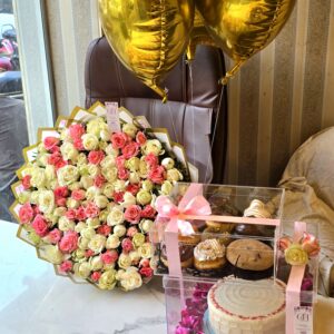 Luxury Birthday Flower Box & Roses Bouquet | Islamabad & Rawalpindi