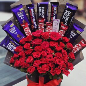 Red Roses Chocolate Bouquet